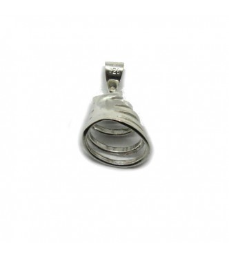 PE001337 Stylish genuine sterling silver pendant solid hallmarked 925